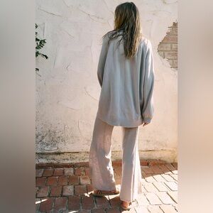 NWT Free People Drea Sweater Set In Quiet Grey